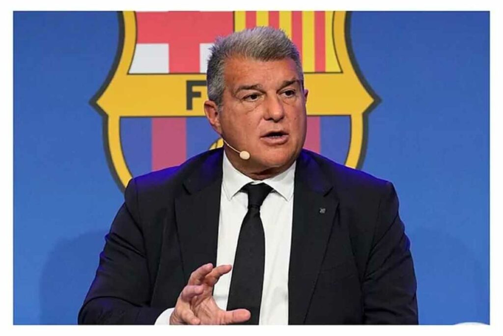 La justicia española archivó la investigación al presidente del Barça, Joan Laporta, en la causa abierta. Foto: AFP