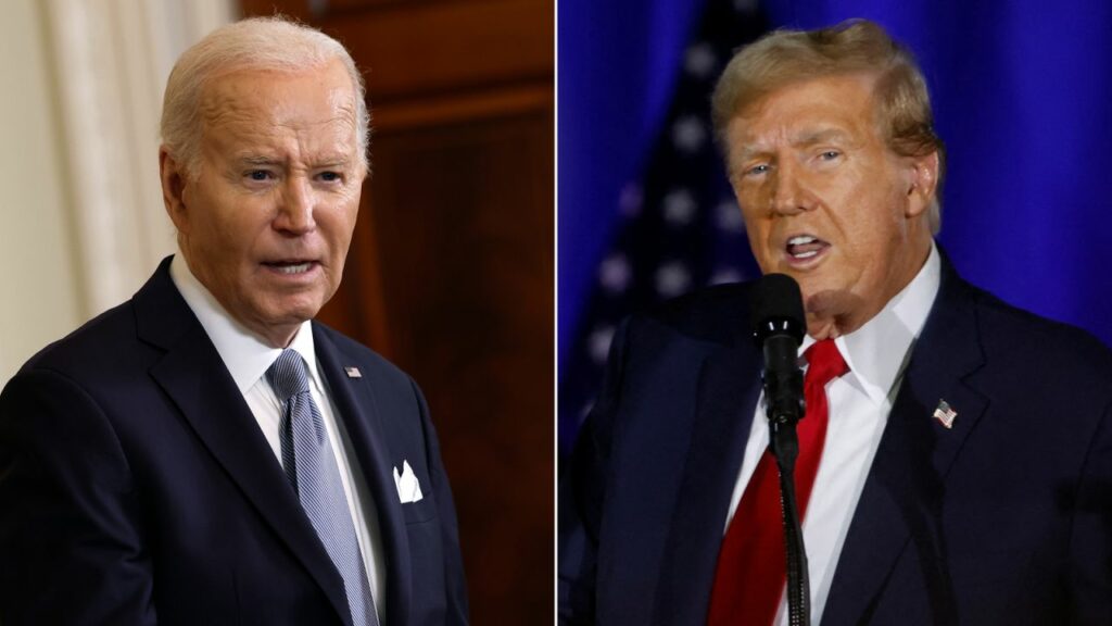 Biden y Trump