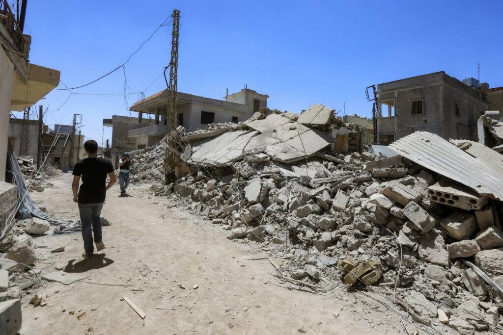 bombardeo en Gaza
