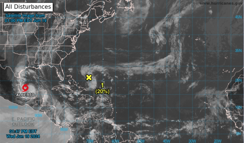 Alberto se debilita a depresión tropical