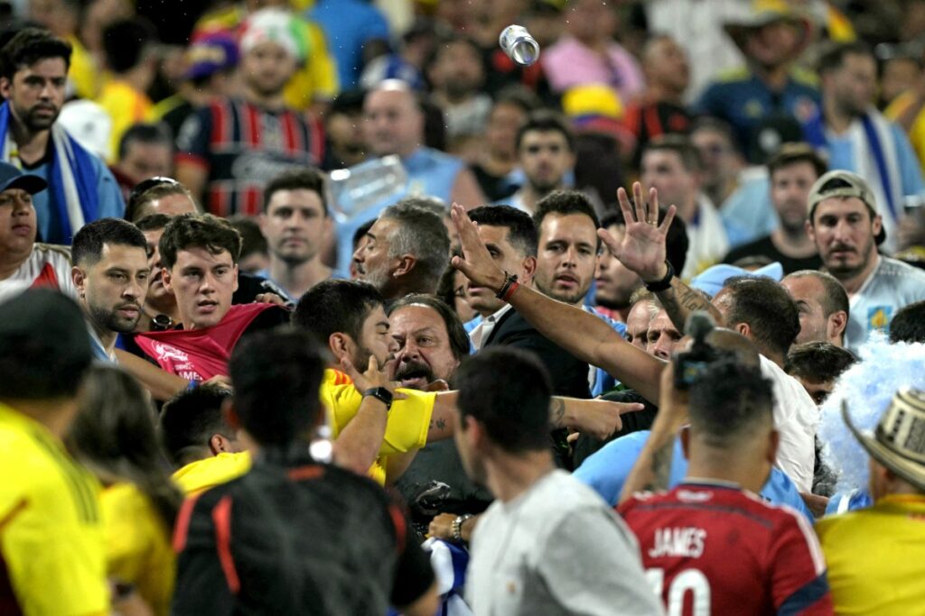 Jugadores de Uruguay protagonizaron una pelea