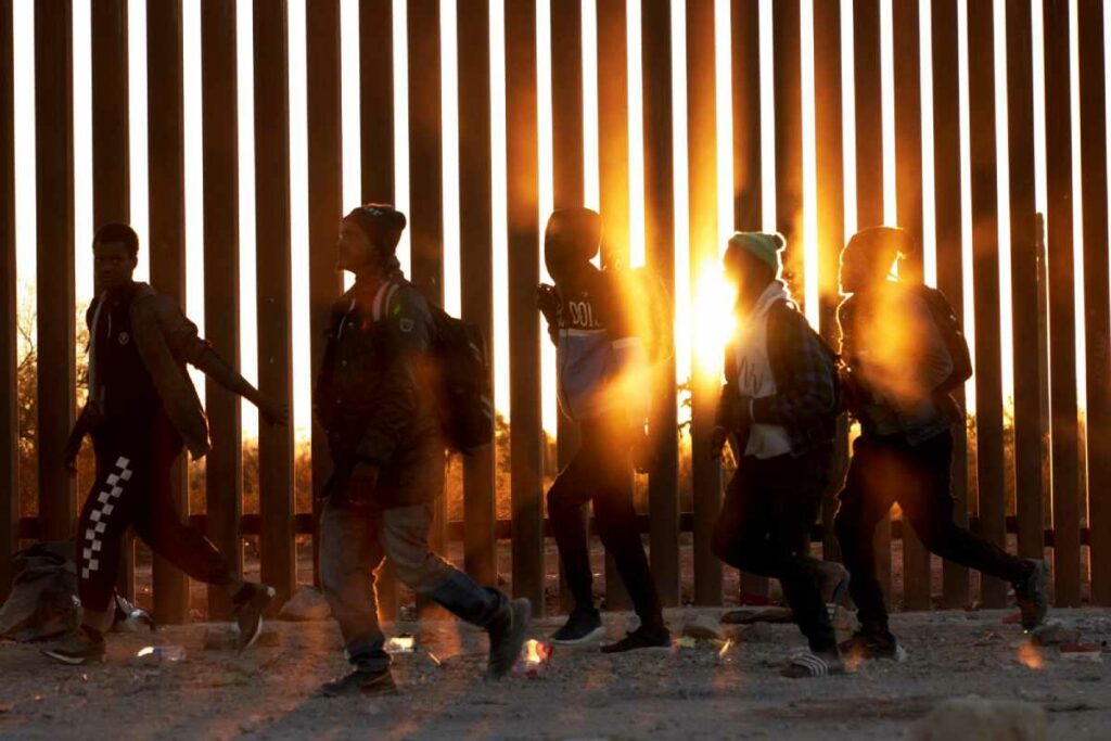 llegada de migrantes desde EE.UU