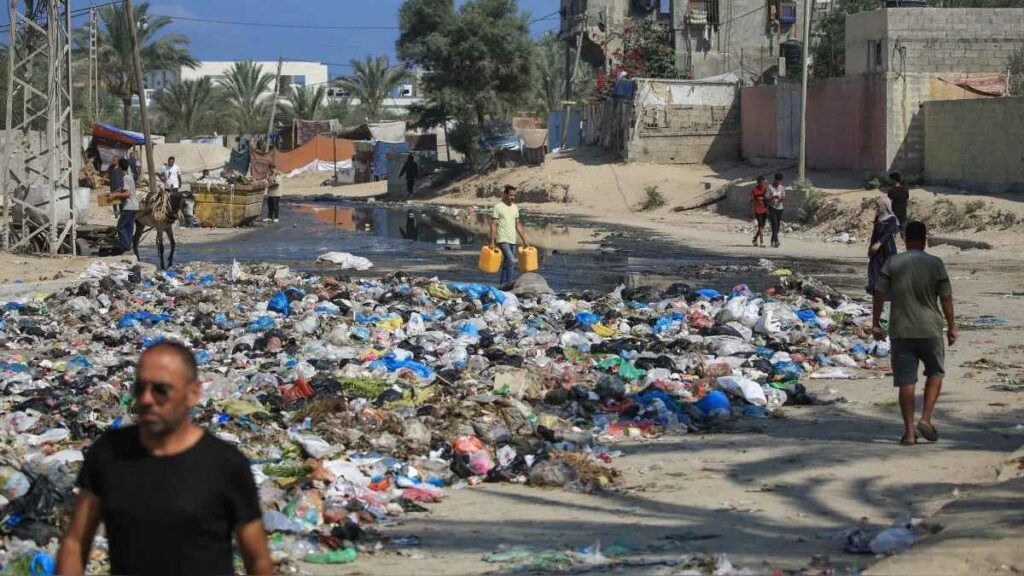 La Organización Mundial de la Salud (OMS) declaró estar “muy preocupada” por posibles epidemias en la Franja de Gaza.