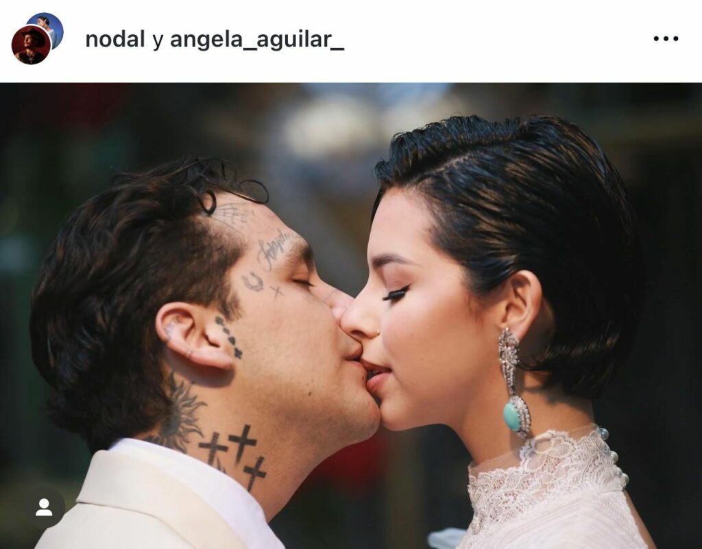 Christian Nodal y Ángela Aguilar