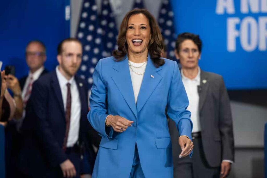 La vicepresidenta de Estados Unidos y candidata presidencial demócrata, Kamala Harris, presentó su programa económico.