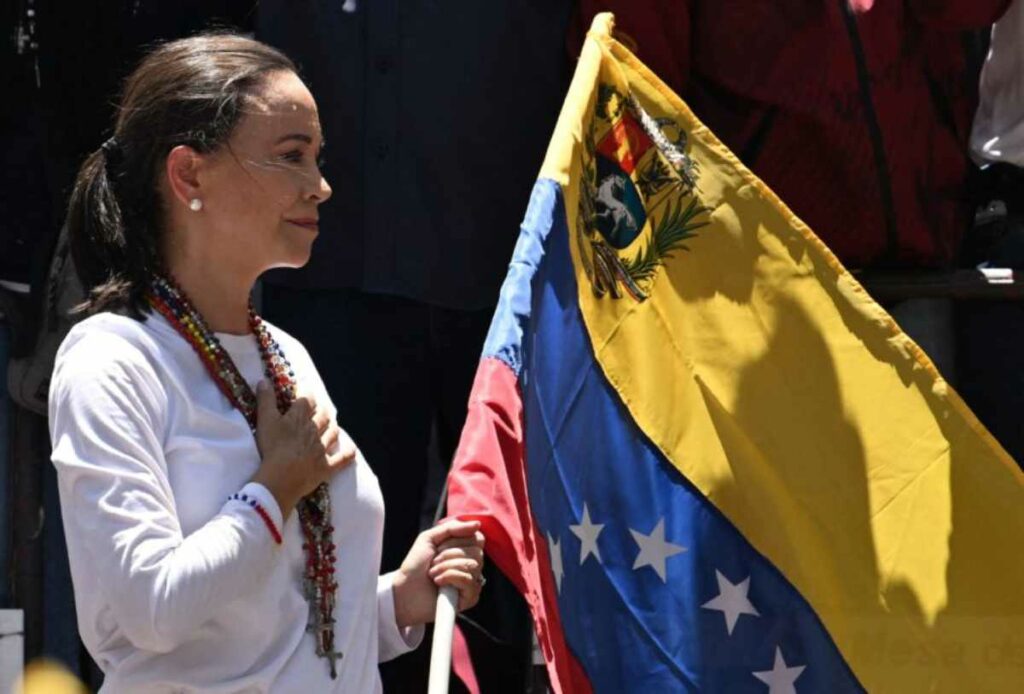 La líder opositora María Corina Machado denunció una “campaña de terror” en Venezuela, en medio de masivas detenciones en protestas.