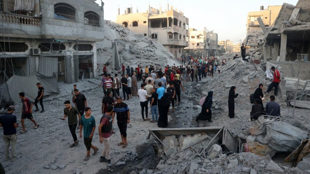 Las órdenes de evacuación israelíes crean caos y angustia en Gaza