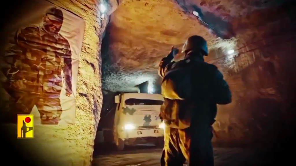Hezbolá libanés difunde video que supuestamente muestra sus túneles y misiles