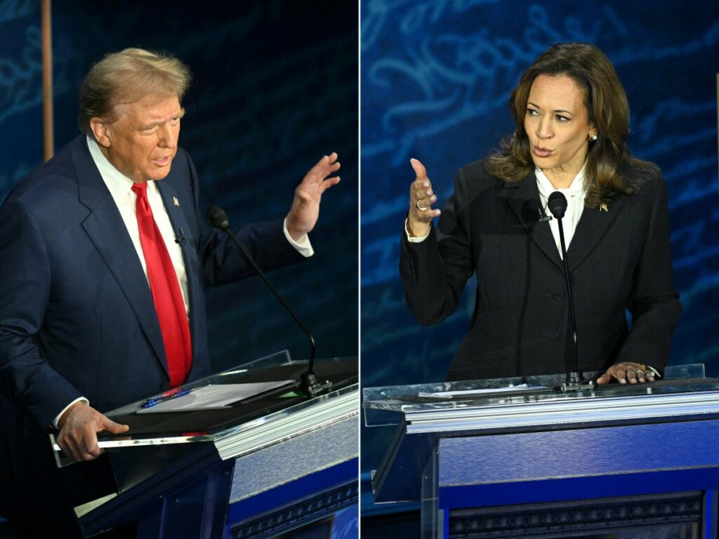 Harris y Trump