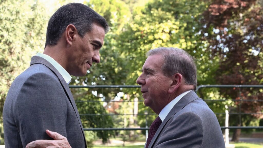 Pedro Sánchez recibe a González Urrutia en medio de crecientes tensiones entre España y Venezuela