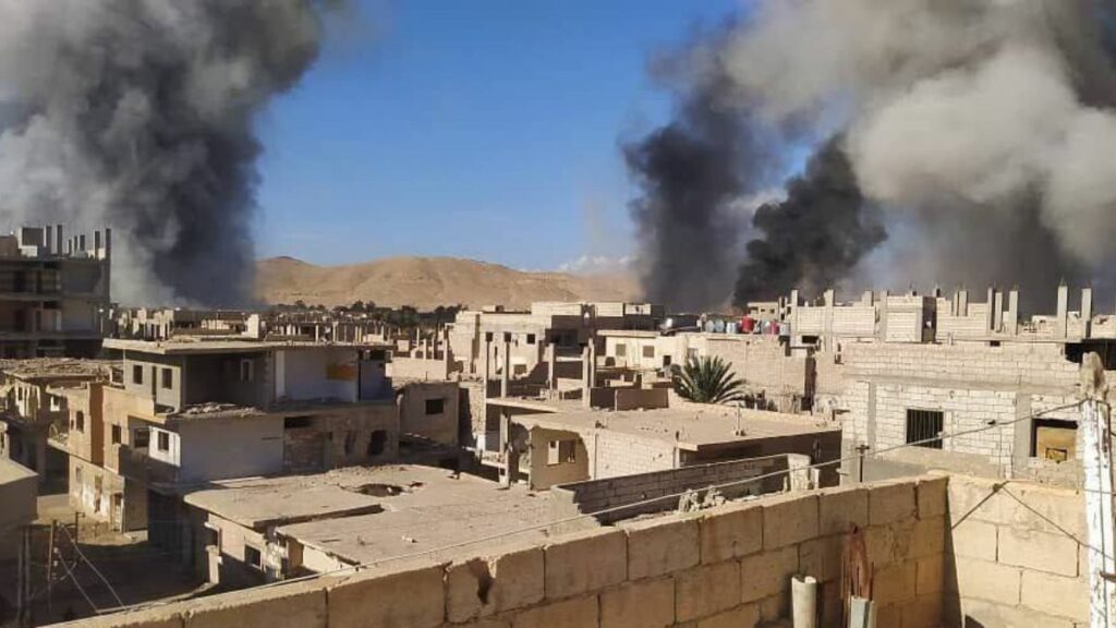 Más de 70 muertos en bombardeos israelíes en ciudad siria de Palmira