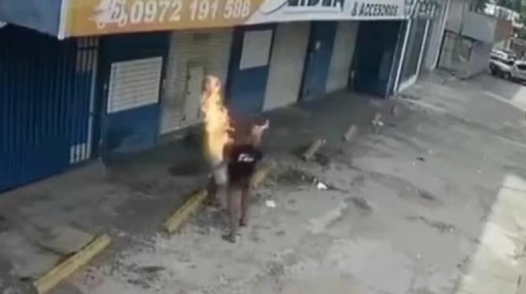incendio pareja