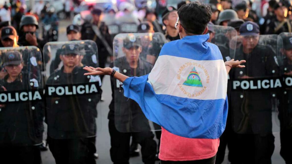 El gobierno de Ortega y su esposa y vicepresidenta, Rosario Murillo, ha endurecido la represión desde las protestas opositoras de 2018