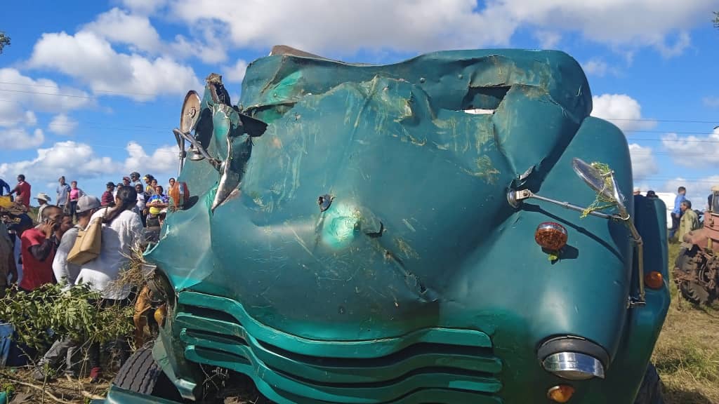 accidente en Cuba deja muerto y 60 heridos