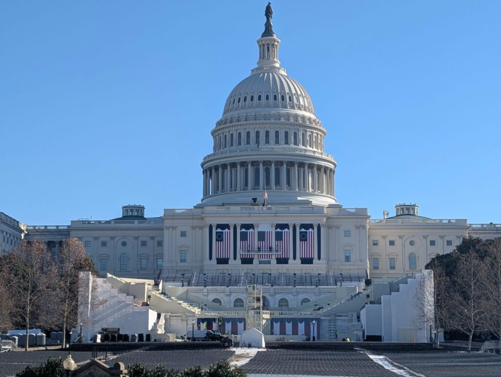 capitolio se prepara para juramentacion de trumo
