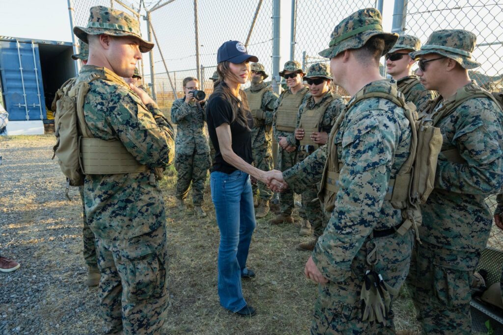secretaria de seguridad Kristi nohem nacional visita base naval de guantánamo