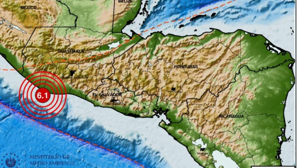 Fuerte sismo de magnitud 5,5 sacude Guatemala, sin causar víctimas