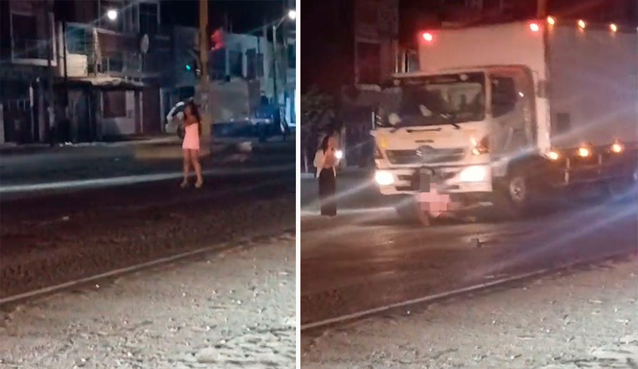 Un camión atropella a una joven en aparente estado de ebriedad en Perú ...