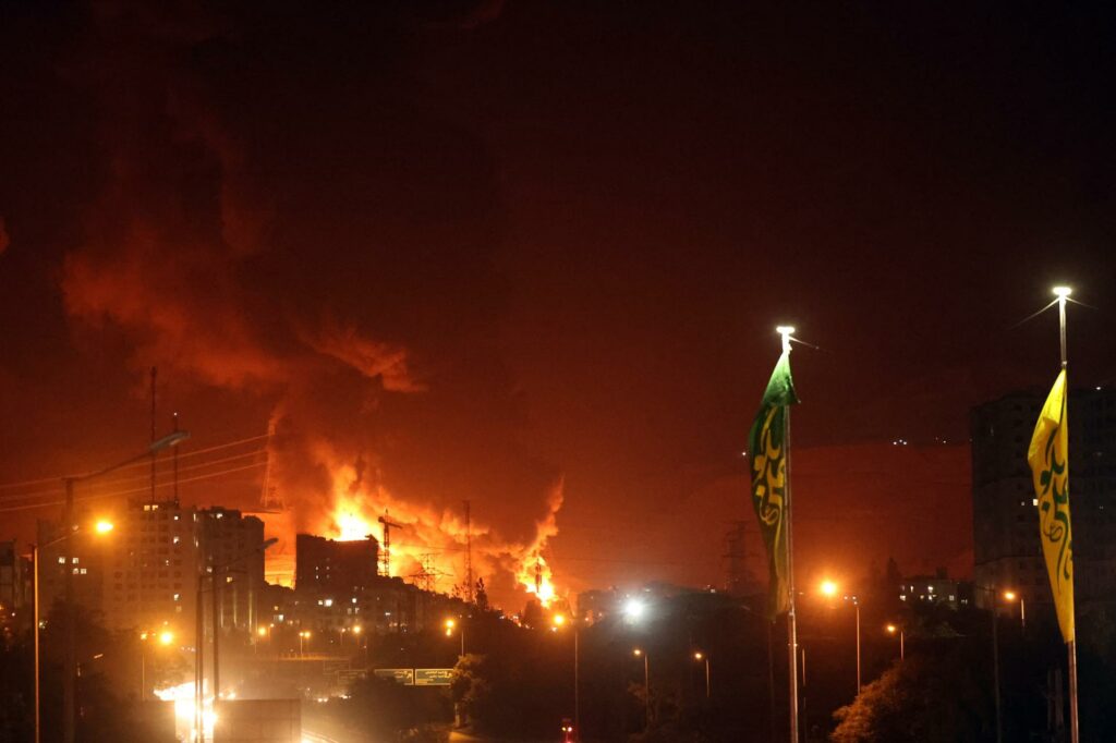 Israel launches airstrike on oil warehouse in Tehran