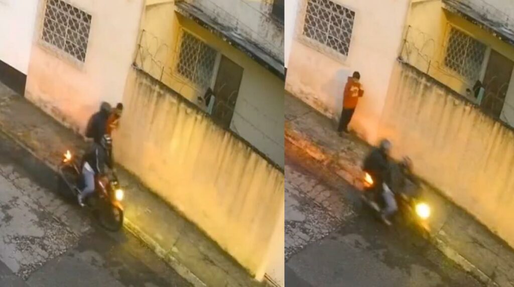 Motoladrones asaltan y agreden a peatón en Guatemala