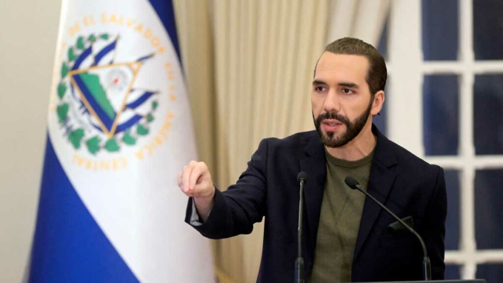 Nayib Bukele, en el poder desde 2019, goza de alta popularidad por haber reducido a mínimos históricos la violencia criminal