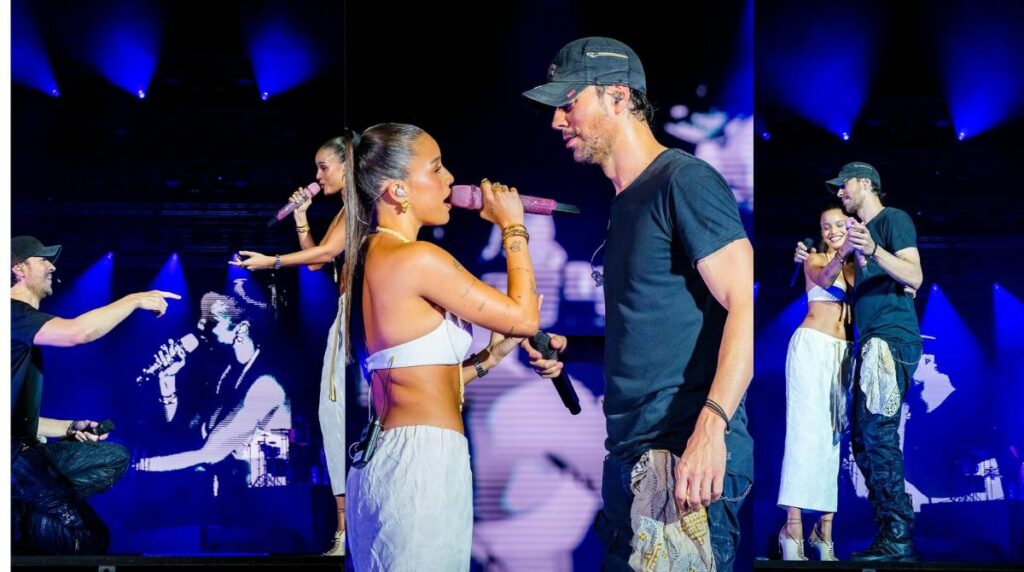Enrique Iglesias y Emilia Mernes