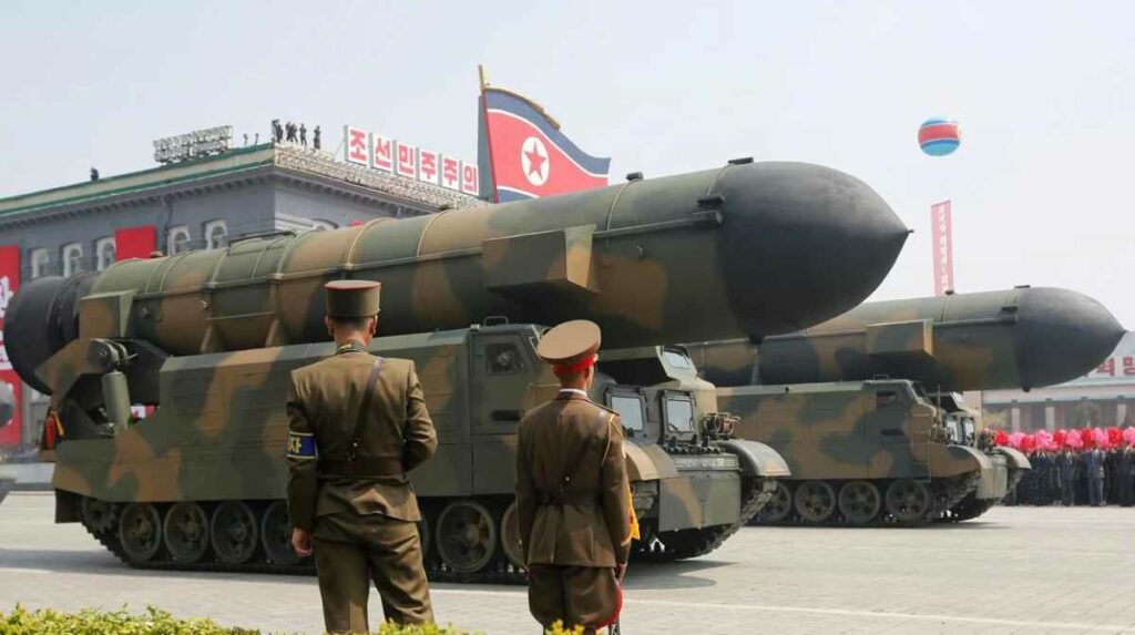 La instalación de misiles “no declarada” de Sinpung-dong se encuentra a unos 27 kilómetros de la frontera china