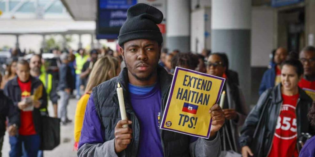 El TPS permite en particular a los 350.000 haitianos residentes en Estados Unidos vivir y trabajar legalmente.
