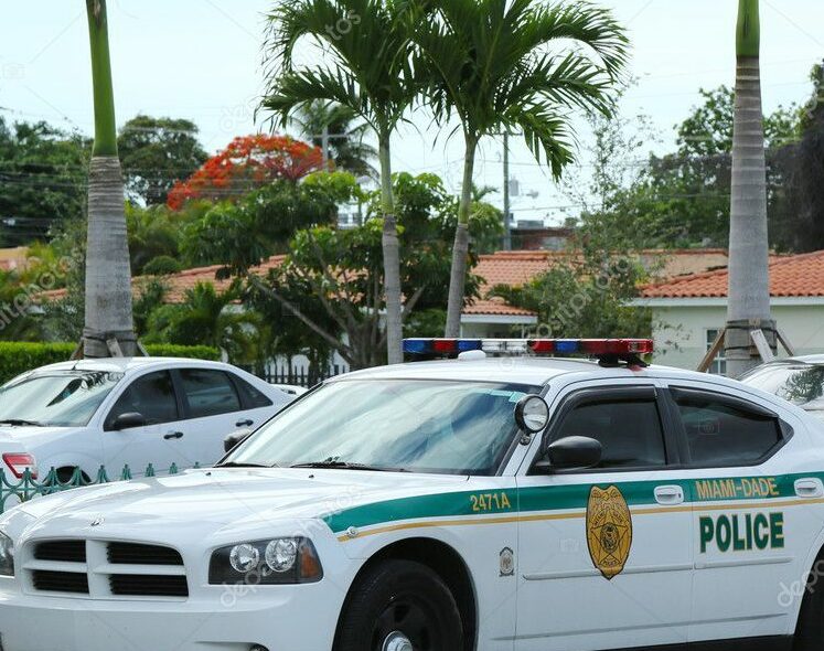 policia de miami dade investiga robo de auto con dos niños