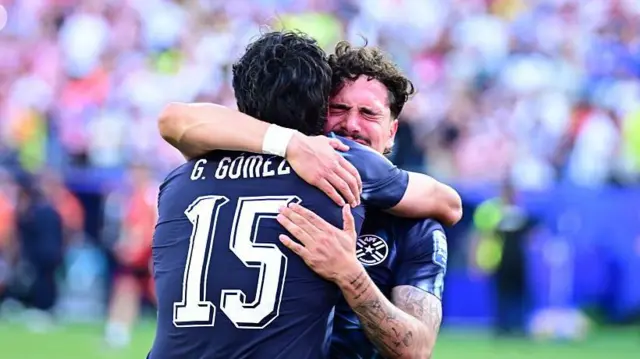 Paraguay logra clasificar a los octavos de final 