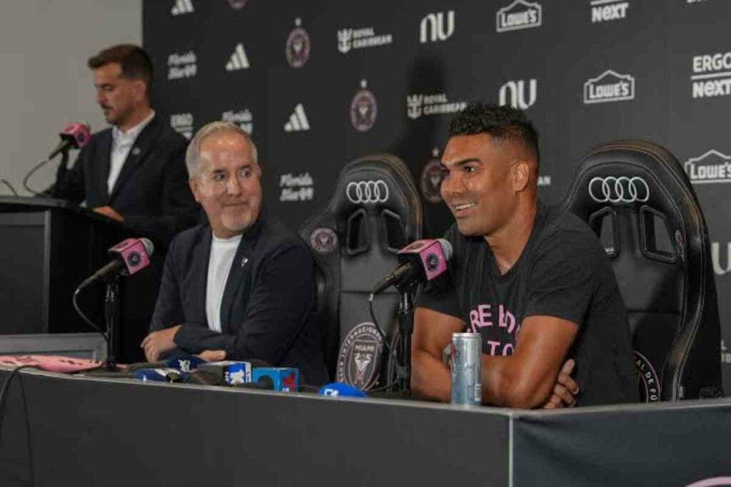 Casemiro fichó por el Inter Miami la semana pasada, después de concluir en verano su vinculación con el Manchester United