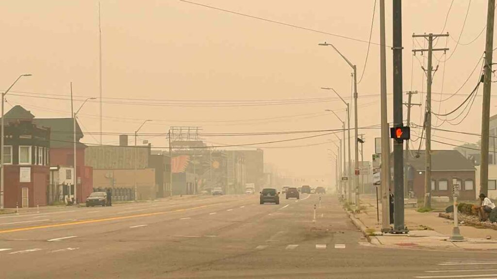 La ciudad del motor de Estados Unidos, ha alcanza nivel “Hazardous”, el más alto de contaminación