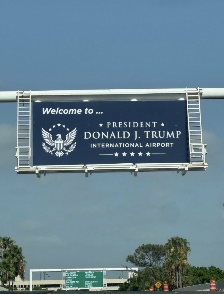 aeropuerto donald trump en florida