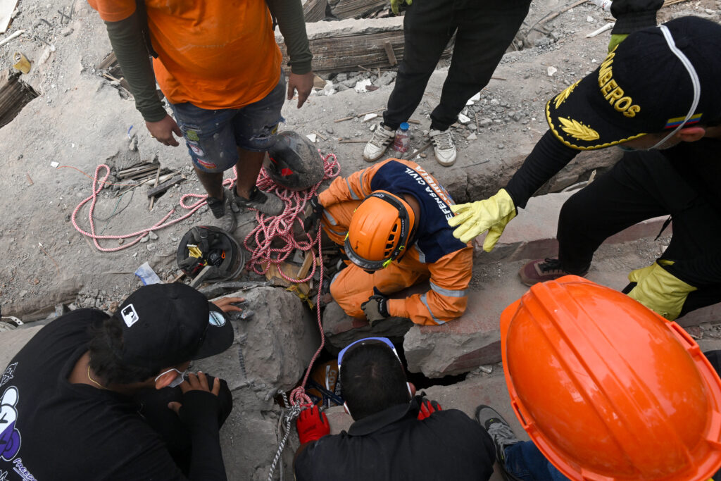sobrevivientes del terremoto