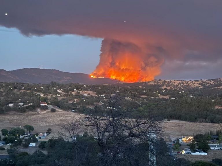 Hallan un cadáver entre las ruinas del incendio Gann en California