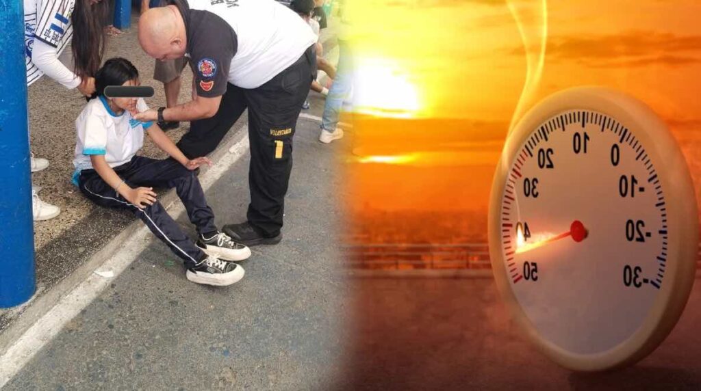 Más de 10 alumnos sufrieron golpe de calor en una escuela