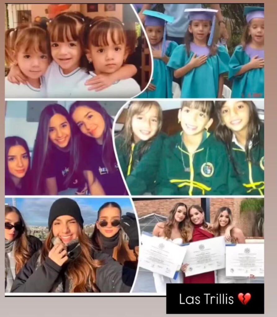 Los familiares recuerdan los mejores momentos de las trillizas - crédito camilam360/Instagram