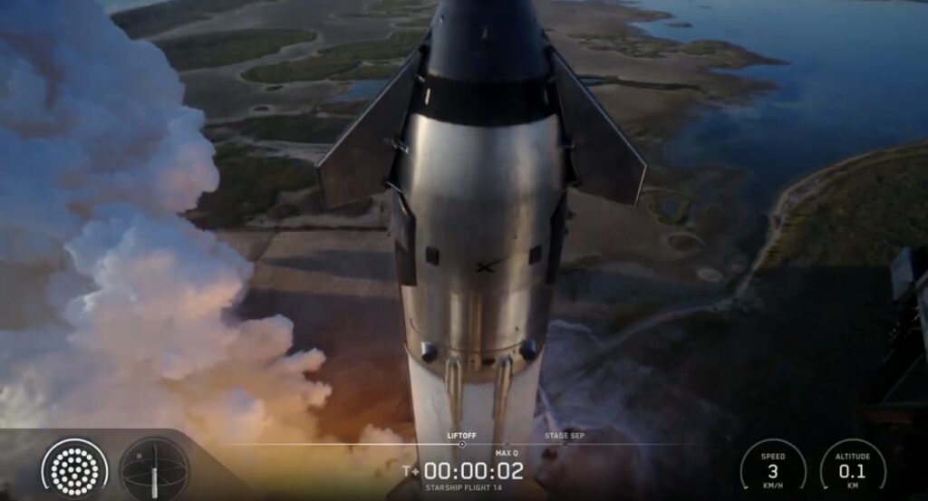 La misión continúa en desarrollo. El plan de vuelo contempla que Starship alcance unos 275 kilómetros de altitud