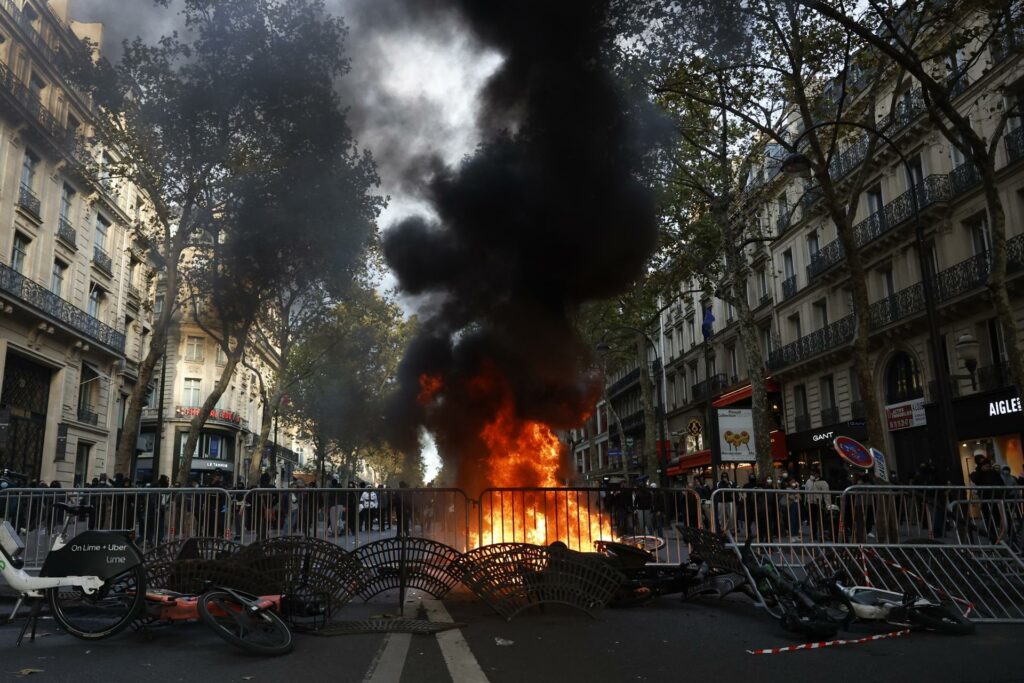 Nationwide protest against the high cost of living in France