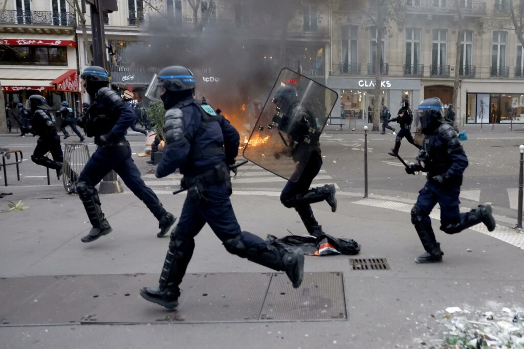 Nationwide protest against the high cost of living in France