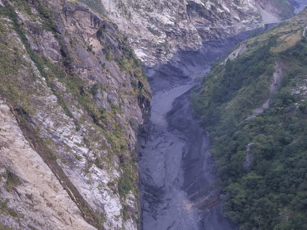 Budhi Gandaki River flash floods in Gorkha, Nepal