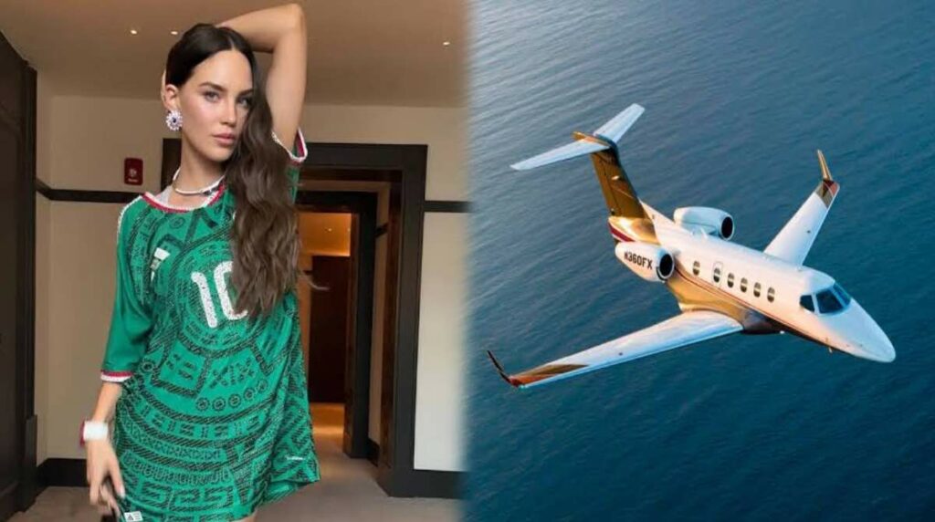 Belinda vivió momentos de pánico en un avión