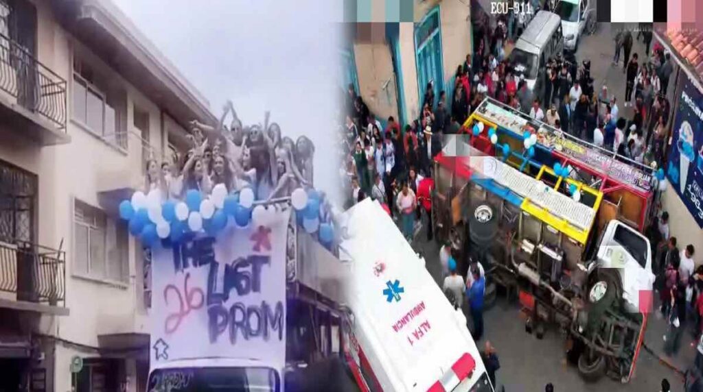 Chiva con estudiantes volcó y dejó más de 20 heridos
