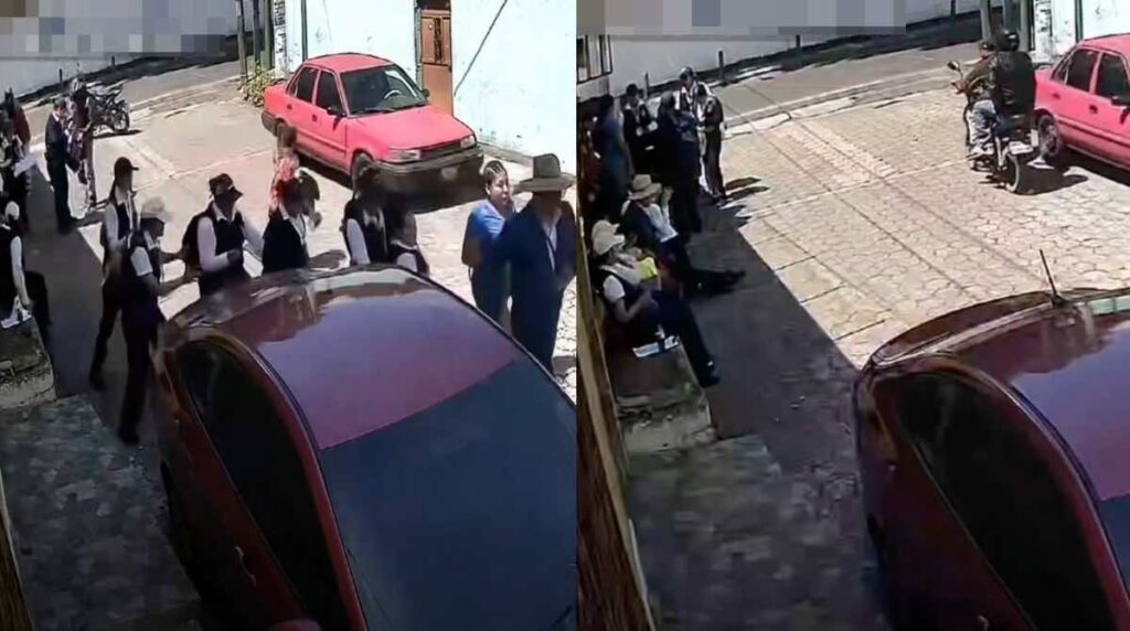 Impactante momento cuando asaltan a personal de Salud Pública y Asistencia Social