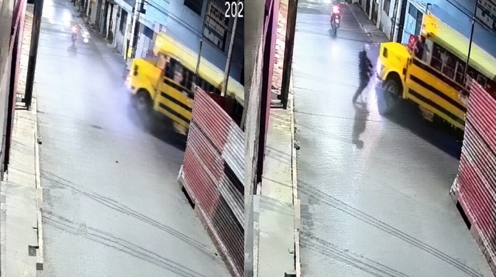 Surge video el trágico momento cuando un motorista impacta en una pared