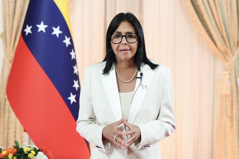 Delcy Rodríguez promete elecciones en Venezuela con una autoridad electoral "renovada"